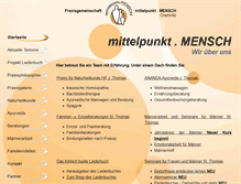 Tablet Screenshot of mitte-mensch.de